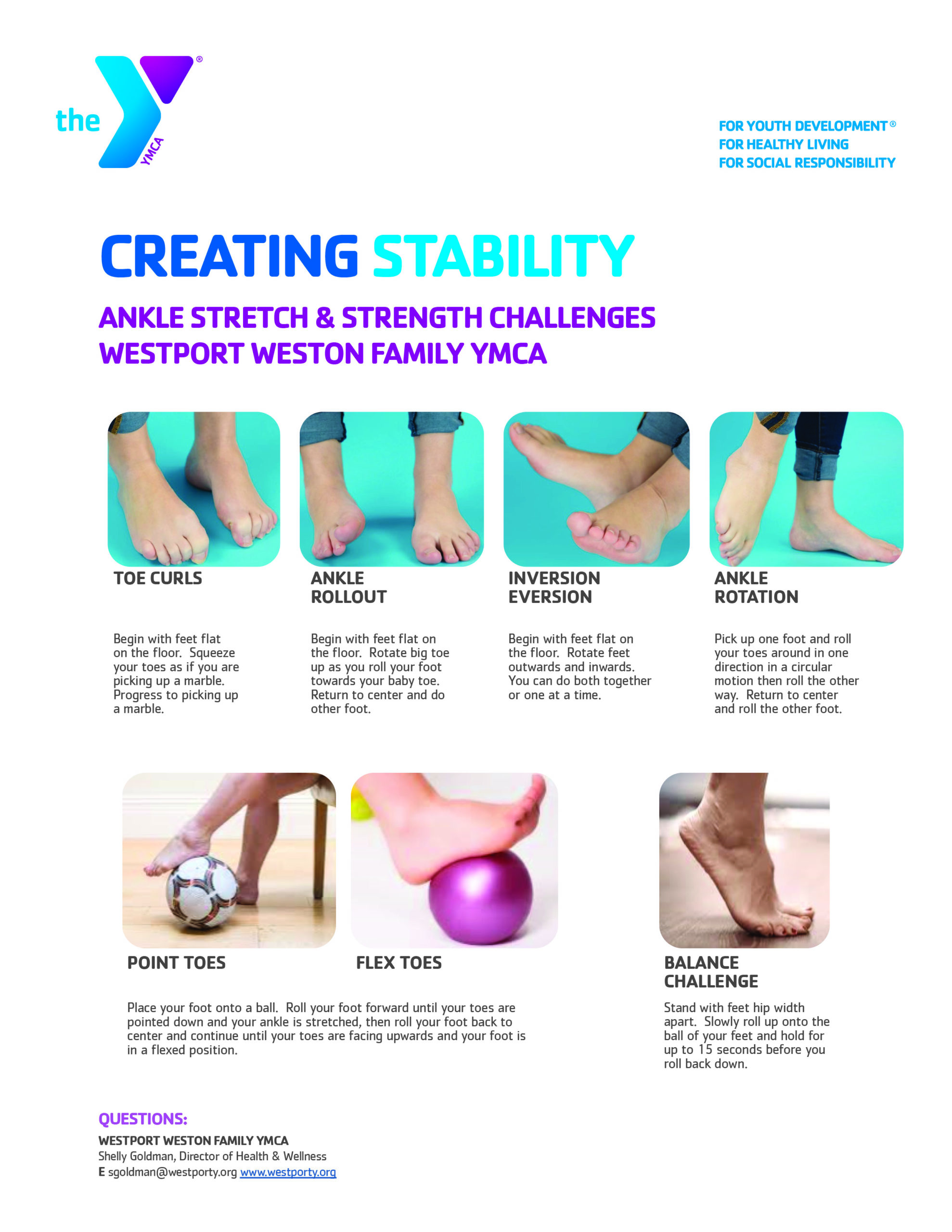 Printable Ankle Strengthening Exercises