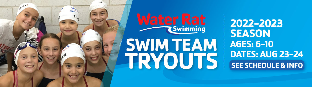 Water Rats Swim Tryouts Announcement