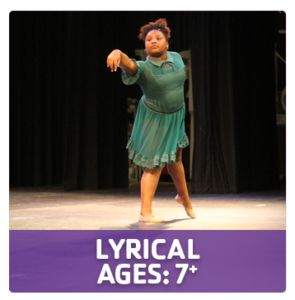 Performance dance classes at the WWFY Lyrical ages 7 and up