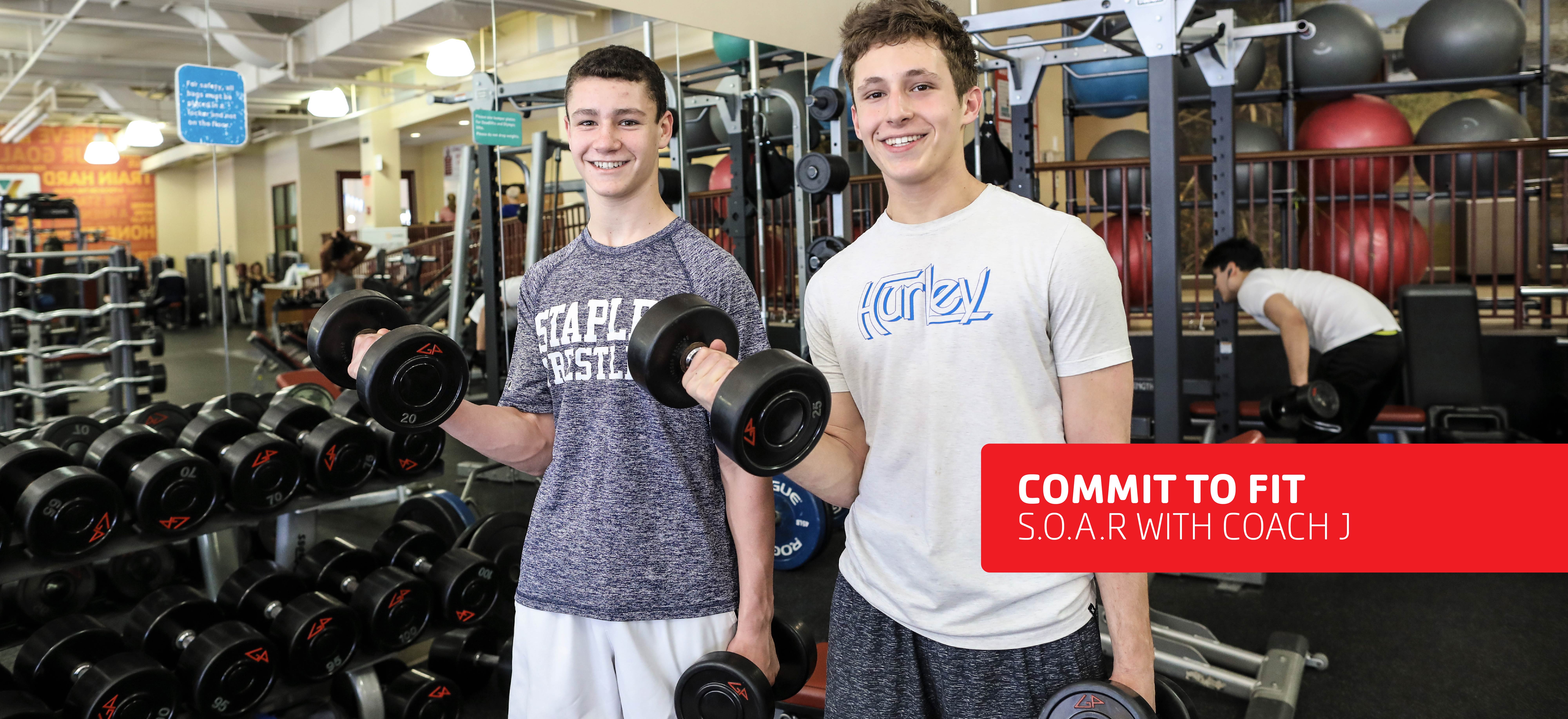 Soar with Coach J. Training and Fitness Class for high school students at the Westport Weston Family YMCA