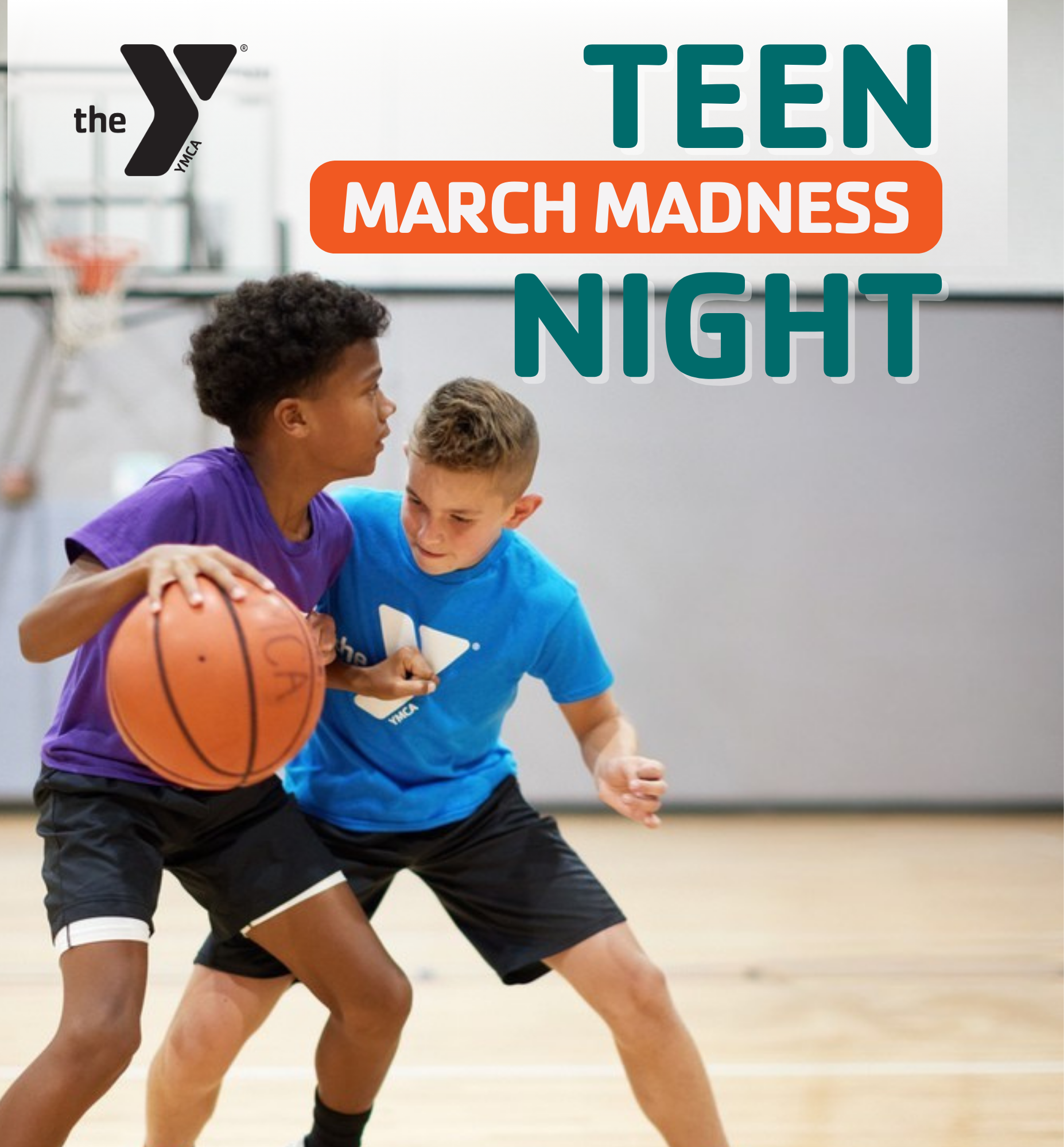 March Madness Teen Night 2025 at the Westport Weston Family YMCA